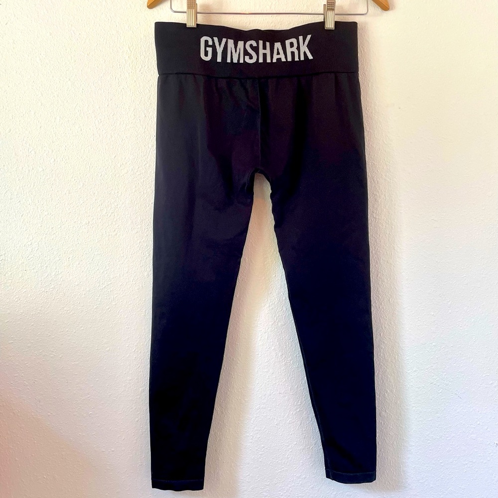 GYMSHARK Flex High Waisted Black Leggings- Medium